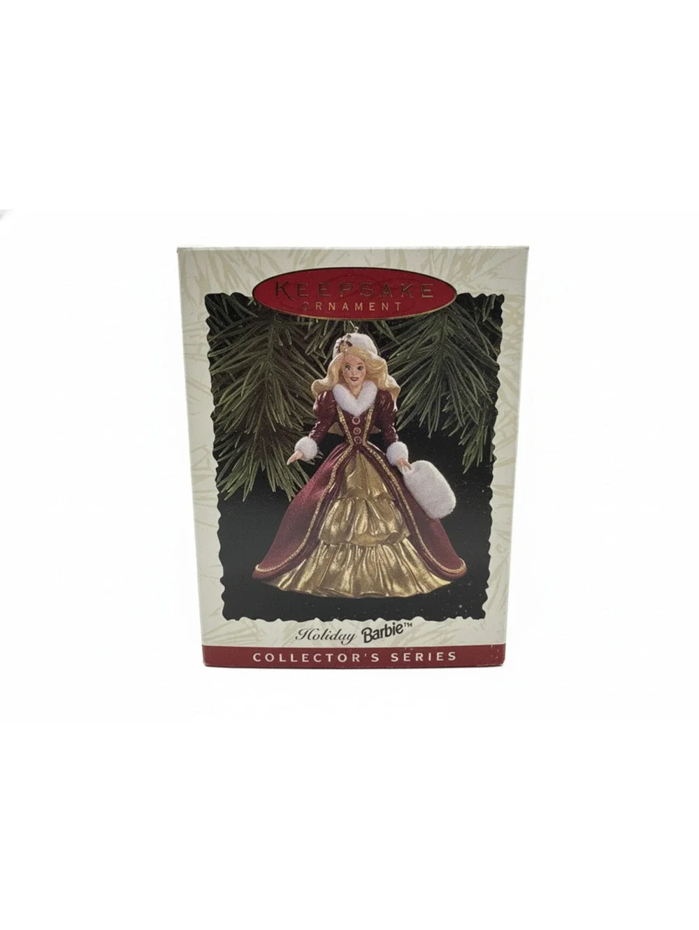 Hallmark Holiday Barbie Christmas Keepsake Ornament 1996 Collector Series